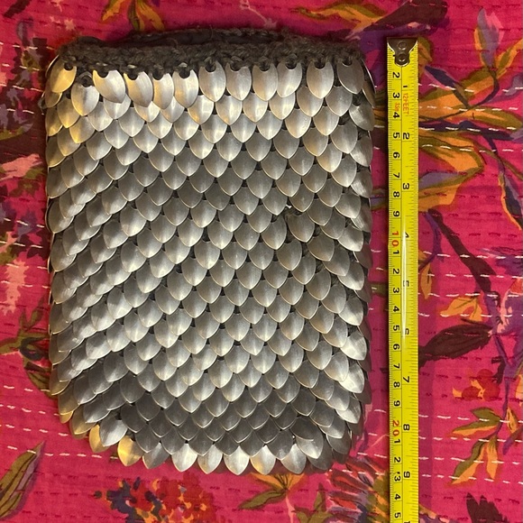 DRAGON SCALE KNITTED SCALEMAIL SCAILE MAILE RENFAIRE BELT BAG LARP RENAISSANCE - Picture 15 of 15